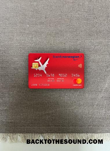 İndir Norveç Banka Norwegian AS Banka Mastercard foto-görünüm Ön Örnek tasarım