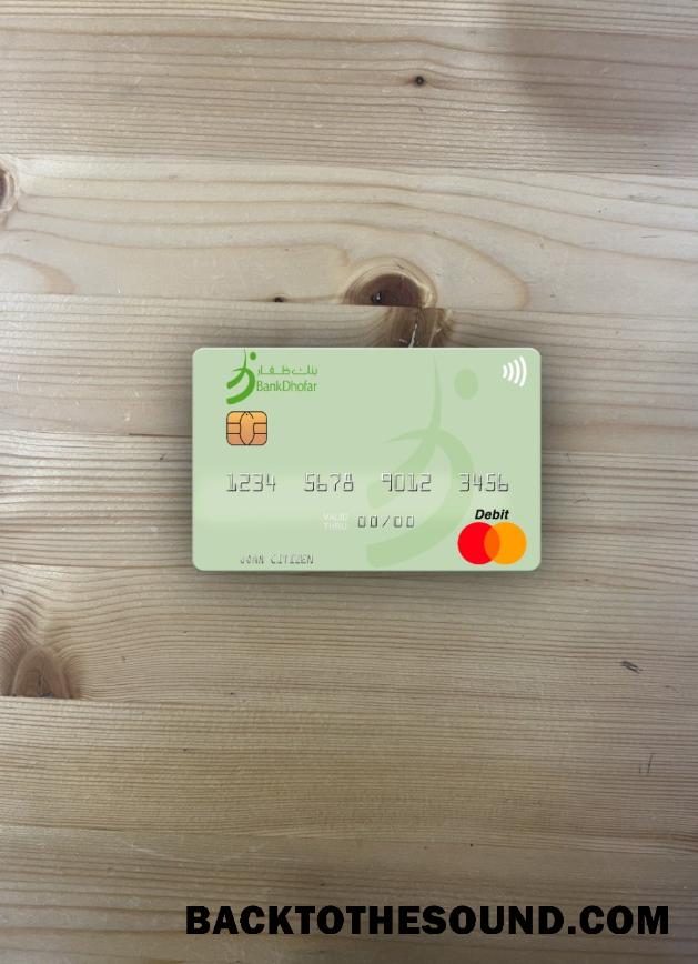 İndir Umman Banka Dhofar Mastercard foto-görünüm Ön Örnek ön izleme