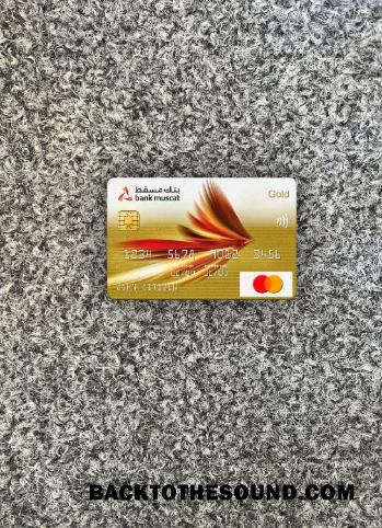 İndir Umman Banka Muscat Banka Mastercard gold foto-görünüm Ön Örnek örnek