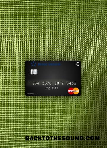 İndir Panama Banco General Mastercard foto-görünüm Ön Örnek taslak