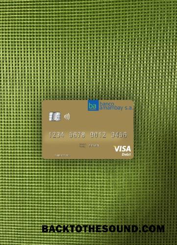 İndir Paraguay Banco Amambay Vize Banka Kart foto-görünüm Ön Örnek örnek