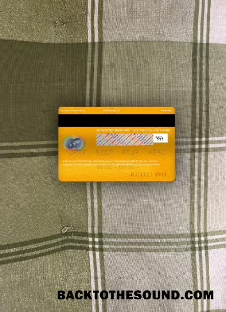 İndir Filipinler Banka of Communications Mastercard gold foto-görünüm Arka Örnek ön izleme