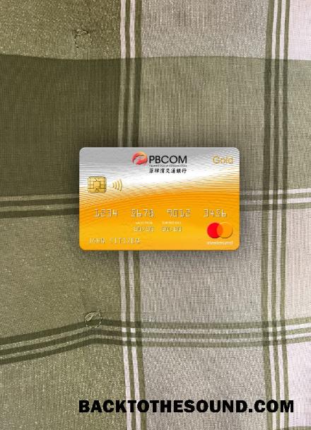 İndir Filipinler Banka of Communications Mastercard gold foto-görünüm Ön Örnek tasarım