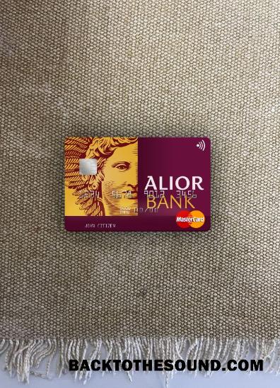 İndir Polonya Alior Banka Mastercard foto-görünüm Ön Örnek örnek