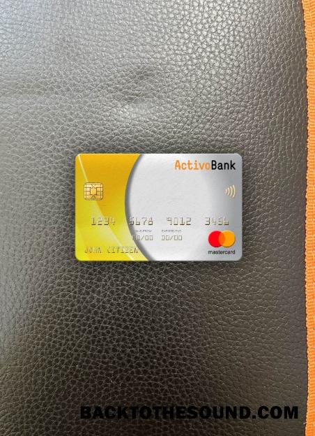 İndir Portekiz Activobank Mastercard foto-görünüm Ön Örnek şablon