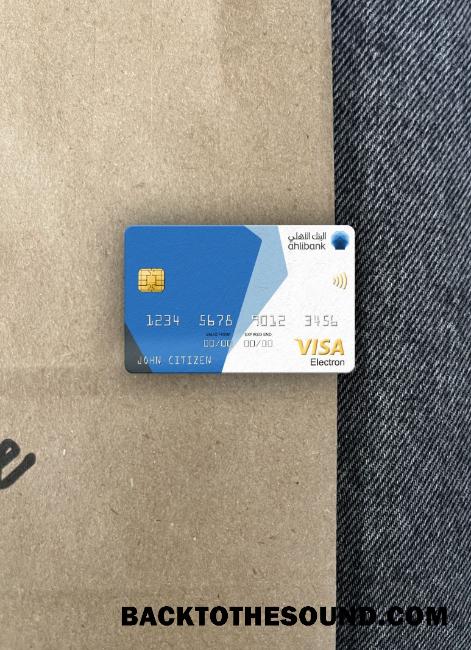 İndir Katar Ahilbank Vize electron Kart foto-görünüm Ön Örnek taslak