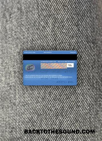 İndir Republic of İrlanda Ulster Banka Mastercard foto-görünüm Arka Örnek şablon