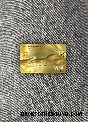 İndir Romanya Banca Transilvania Banka Vize gold Kart foto-görünüm Ön Örnek ön izleme