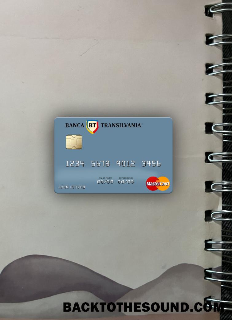 İndir Romanya Banca Transilvania Mastercard foto-görünüm Ön Örnek tasarım