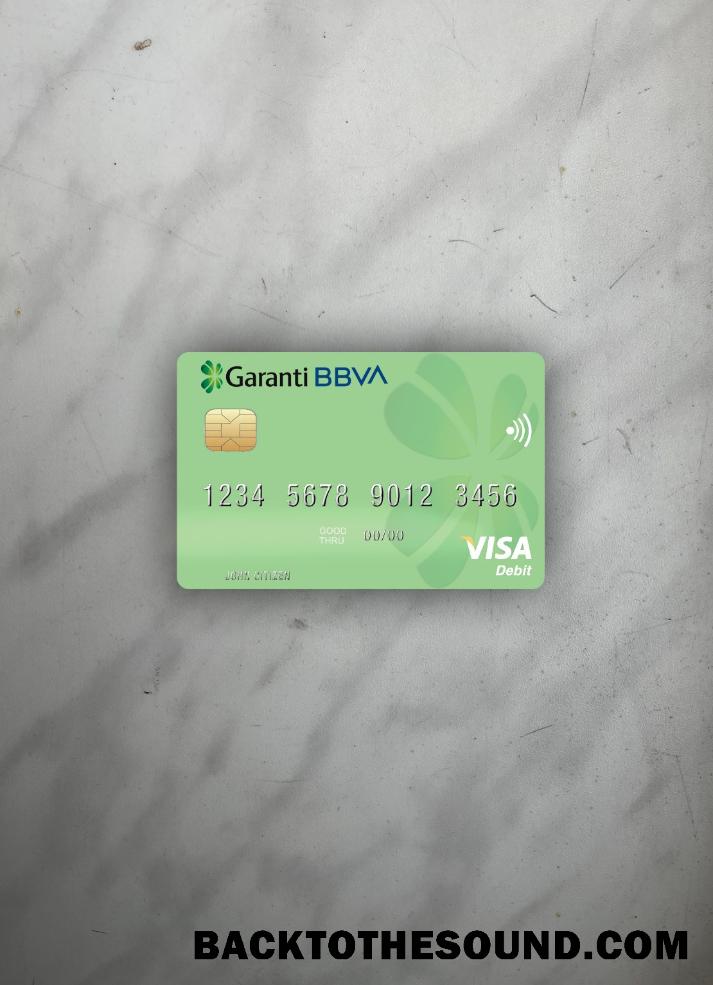 İndir Romanya Garanti BBVA Vize Banka Kart foto-görünüm Ön Örnek ön izleme