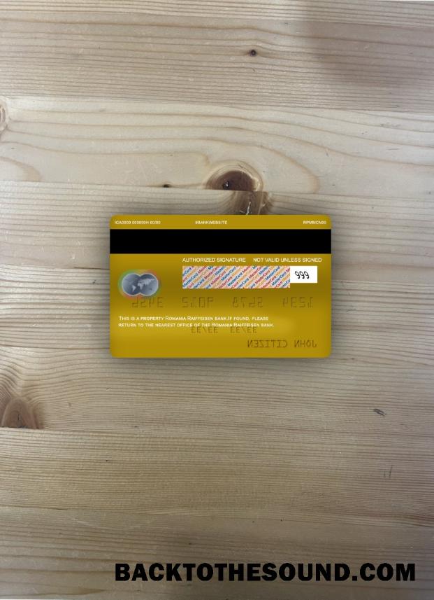 İndir Romanya Raiffeisen Banka Mastercard foto-görünüm Arka Örnek şablon