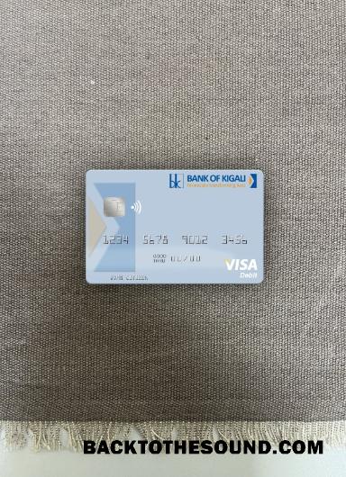 İndir Ruanda Banka of Kigali Vize Banka Kart foto-görünüm Ön Örnek taslak