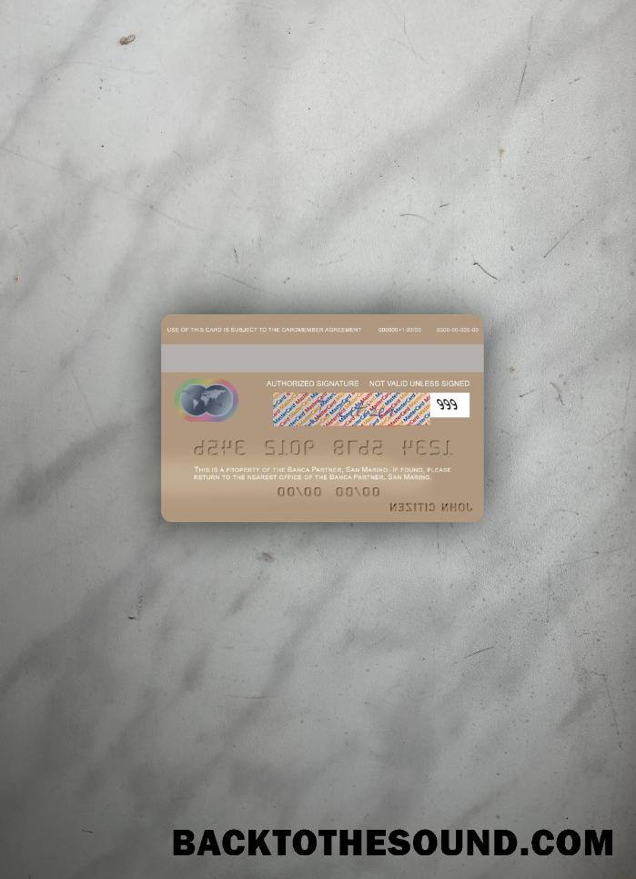 İndir San Marino Banca Partner Mastercard foto-görünüm Arka Örnek şablon