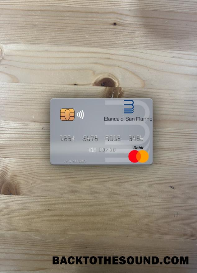 İndir San Marino Banca di San Marino Mastercard foto-görünüm Ön Örnek tasarım