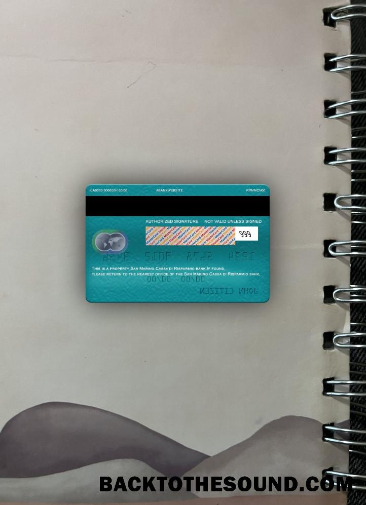 İndir San Marino Cassa di Risparmio Banka Mastercard foto-görünüm Arka Örnek örnek