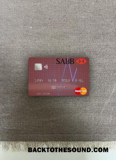 İndir Suudi Arabistan The Saudi British Banka Mastercard foto-görünüm Ön Örnek taslak