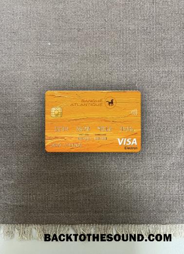 İndir Senegal Banque Atlantique Banka Vize electron Kart foto-görünüm Ön Örnek örnek
