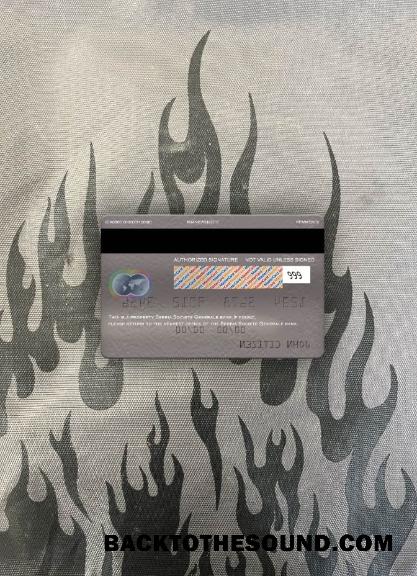 İndir Sırbistan Societe Generale Banka platinum Mastercard foto-görünüm Arka Örnek tasarım