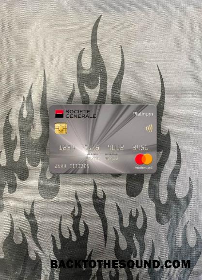 İndir Sırbistan Societe Generale Banka platinum Mastercard foto-görünüm Ön Örnek örnek