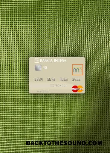 İndir Sırbistan The Banca Intesa a.d. Beograd Mastercard foto-görünüm Ön Örnek taslak