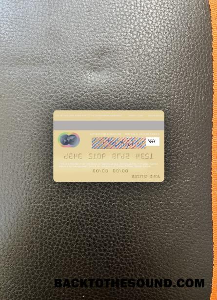 İndir Sierra Leone Banka of Sierra Leone Mastercard foto-görünüm Arka Örnek ön izleme