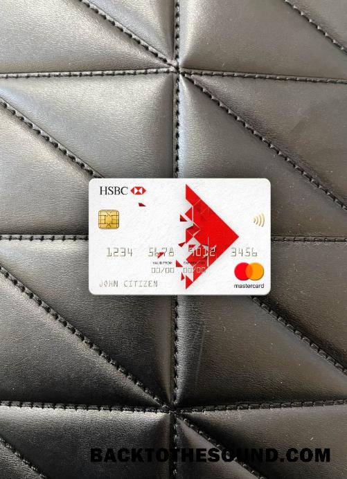 İndir Singapur HSBC Banka Mastercard foto-görünüm Ön Örnek ön izleme