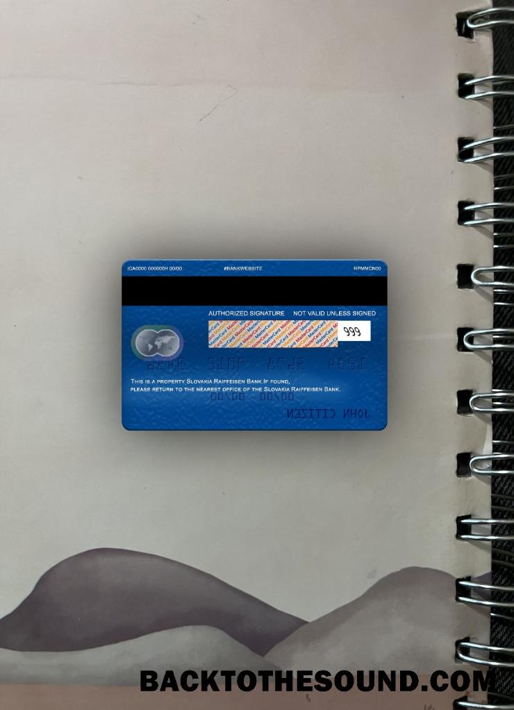 İndir Slovakya Raiffeisen Banka Mastercard foto-görünüm Arka Örnek ön izleme