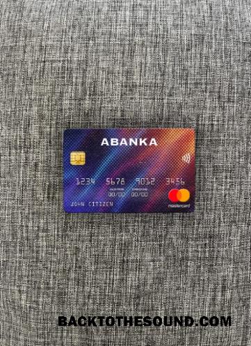 İndir Slovenya Abanka d.d Banka Mastercard foto-görünüm Ön Örnek tasarım