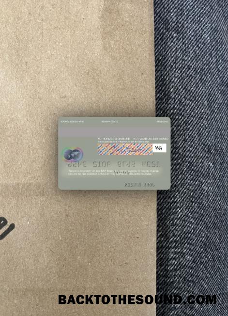 İndir Solomon Adaları BSP Banka Mastercard foto-görünüm Arka Örnek tasarım