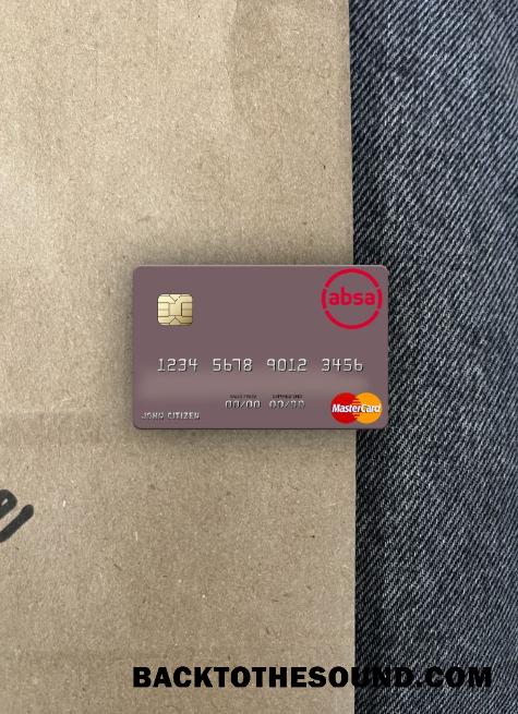 İndir Güney Afrika Absa Group Limited Mastercard foto-görünüm Ön Örnek taslak