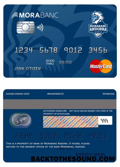 Λήψη Andora Morabank Mastercard Δείγμα προσχέδιο