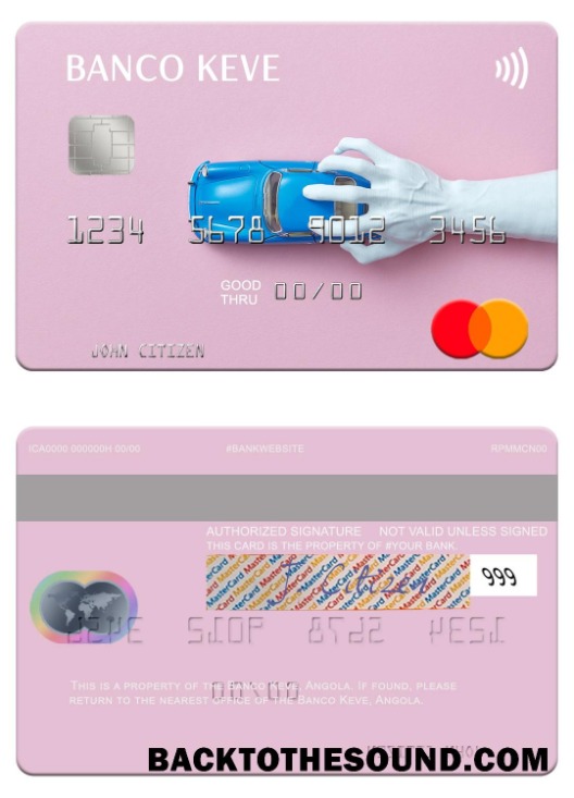 Λήψη Ανγκόλα Banco Keve Mastercard Δείγμα σχεδιασμό
