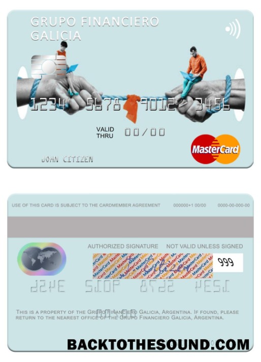 Λήψη Αργεντινή Grupo Financiero Galicia Mastercard Δείγμα προσχέδιο