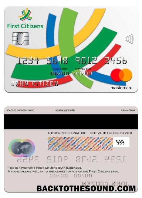 Λήψη Barbaros first Citizens Τράπεζα Mastercard Δείγμα προεπισκόπηση
