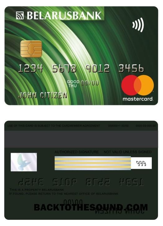 Λήψη Λευκορωσία Τράπεζα Mastercard Δείγμα σχεδιασμό