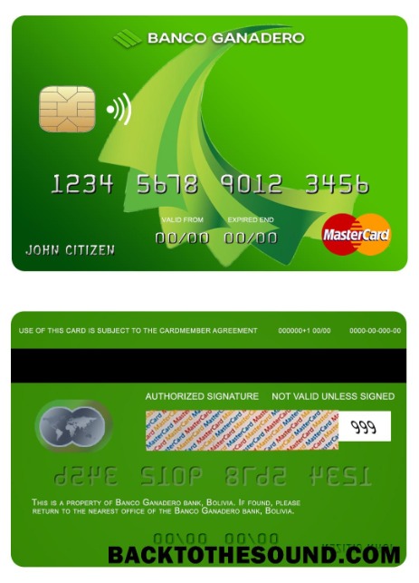 Λήψη Bolovia Ganadero Τράπεζα Mastercard Δείγμα προεπισκόπηση