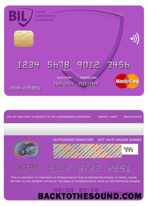 Λήψη Καναδάς Internationale pour le Centrafrique Τράπεζα Mastercard Δείγμα δείγμα
