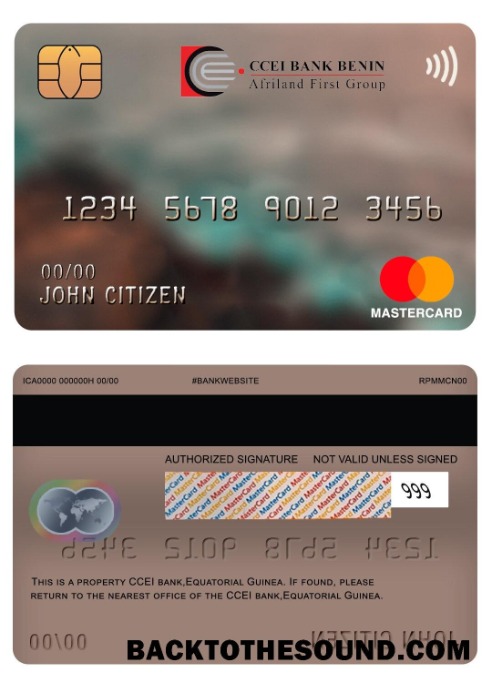 Λήψη Ισημερινή Γουινέα CCEI Τράπεζα Mastercard Δείγμα προσχέδιο