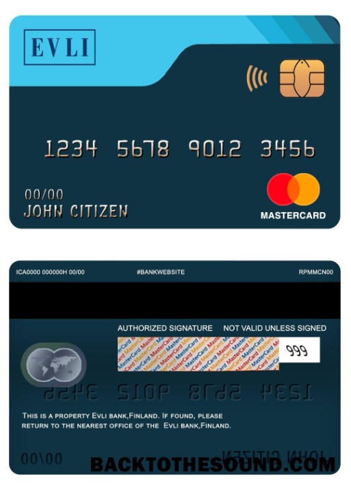 Λήψη Φινλανδία Evli Τράπεζα Mastercard Δείγμα προεπισκόπηση