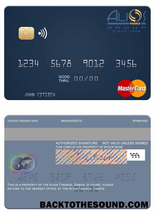 Λήψη Γκαμπόν Alios Χρηματοοικονομικά Mastercard Δείγμα πρότυπο