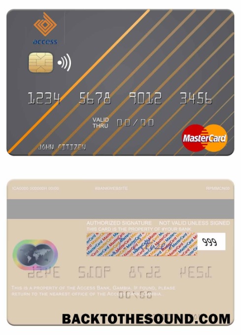 Λήψη Γκάμπια πρόσβαση Τράπεζα Mastercard Δείγμα προσχέδιο