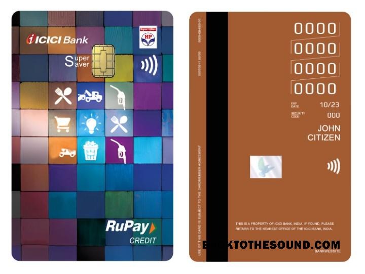 Λήψη Ινδία Icici Τράπεζα RuPay vertical Πίστωση Κάρτα Δείγμα προσχέδιο