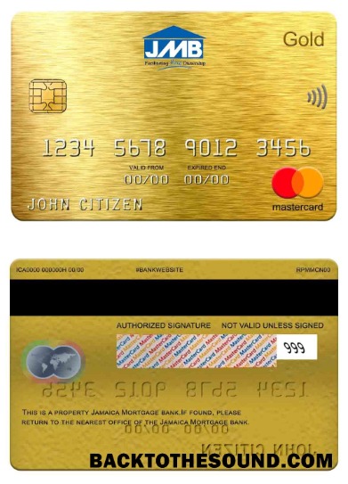 Λήψη Τζαμάικα Στεγαστικό Τράπεζα Mastercard gold Δείγμα προσχέδιο