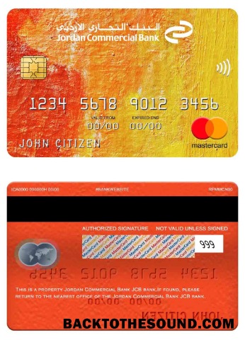 Λήψη Ιορδανία εμπορικός Τράπεζα JCB Τράπεζα Mastercard Δείγμα δείγμα