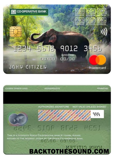 Λήψη Κένυα Co operative Τράπεζα Mastercard Δείγμα δείγμα