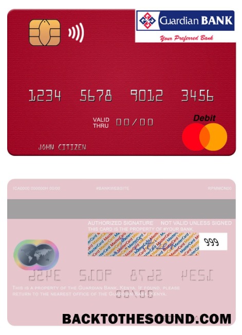 Λήψη Κένυα Guardian Τράπεζα Mastercard Δείγμα προσχέδιο