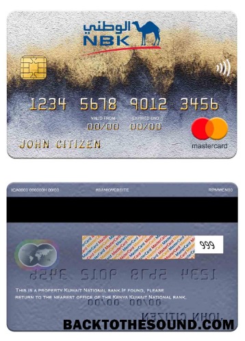 Λήψη Κουβέιτ εθνικός Τράπεζα Mastercard Δείγμα προεπισκόπηση