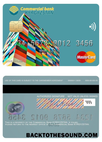 Λήψη Κιργιζία εμπορικός Τράπεζα Κιργιζία Mastercard Δείγμα δείγμα