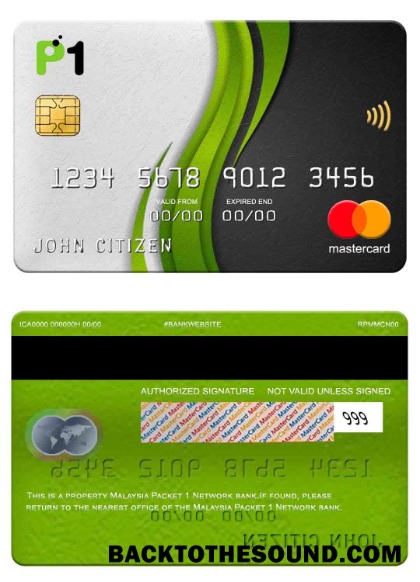 Λήψη Μαλαισία Packet 1 Δίκτυο Τράπεζα Mastercard Δείγμα προεπισκόπηση