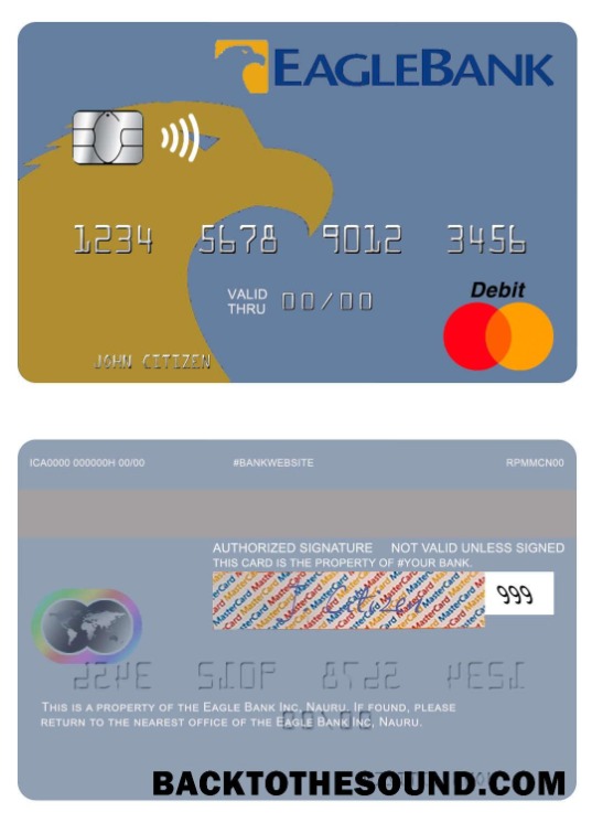 Λήψη Ναούρου Eagle Τράπεζα Inc Mastercard Δείγμα προεπισκόπηση